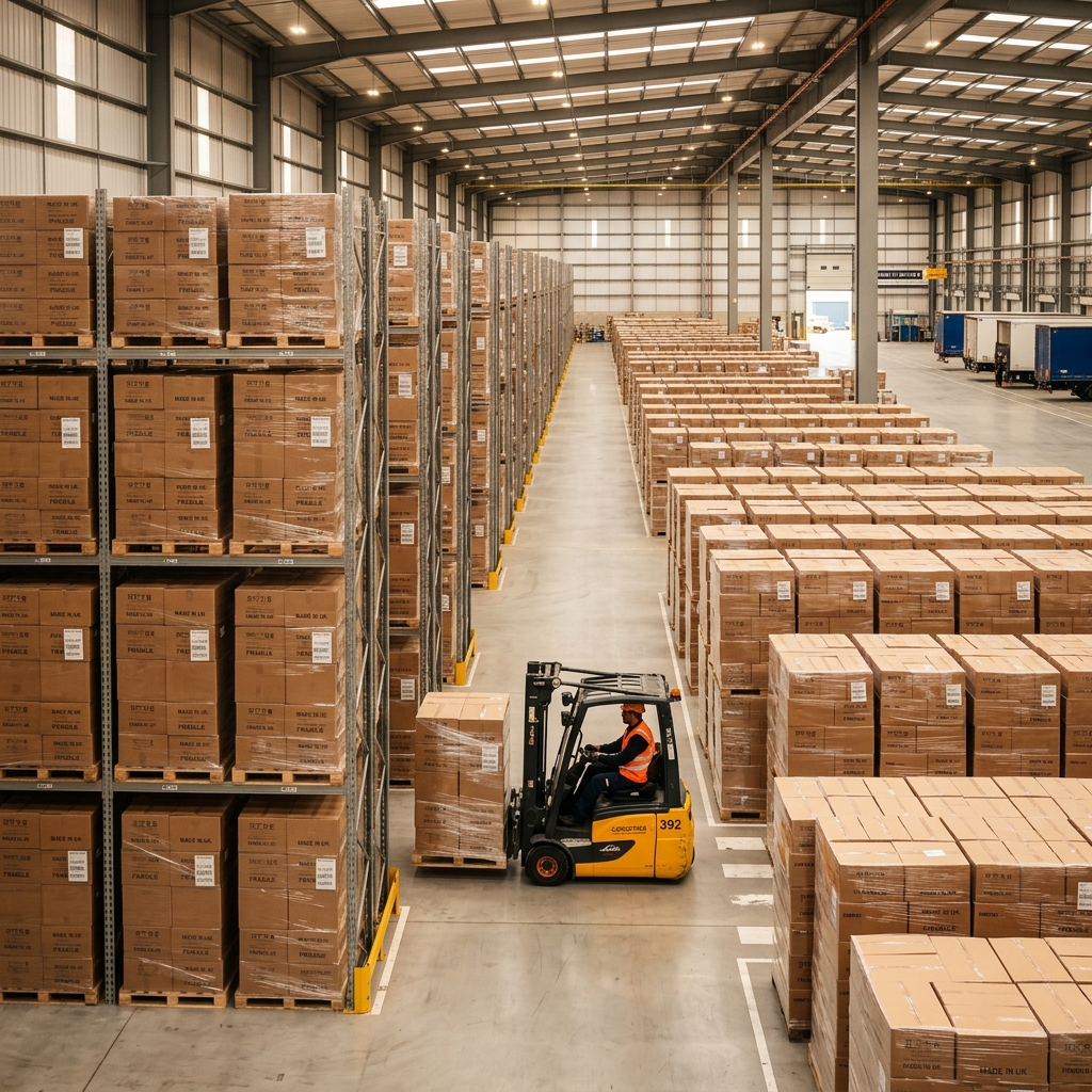 Warehouse logistics storage