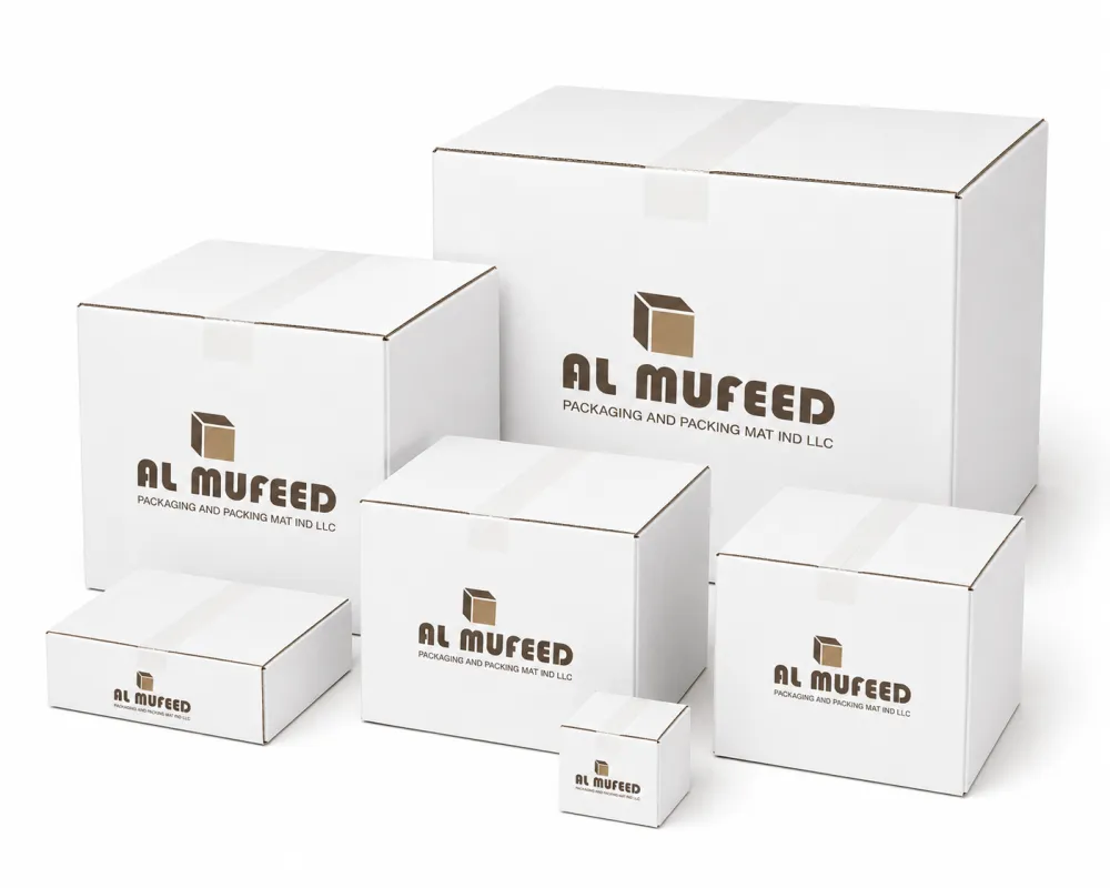 White Corrugated Box