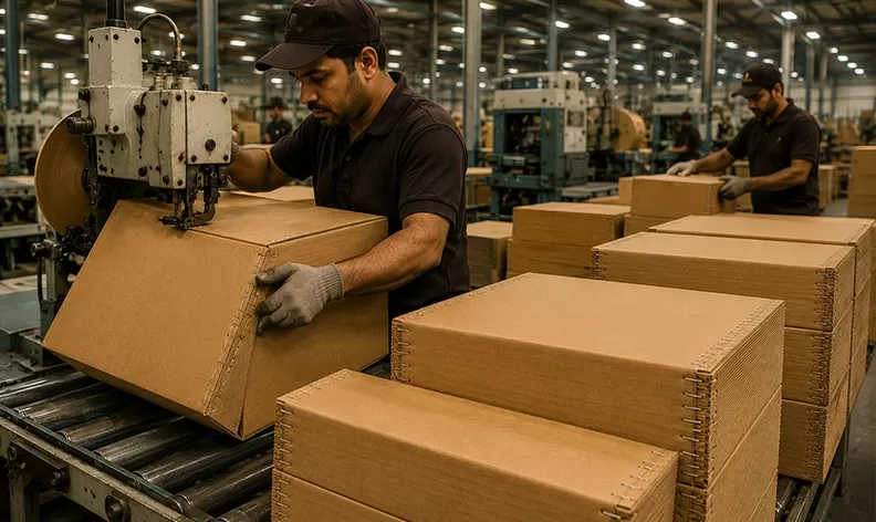 Carton Box Stitching Services in UAE