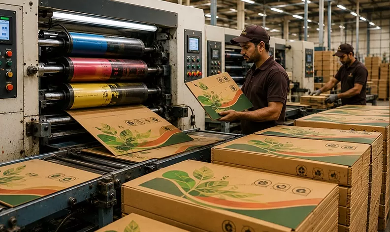 Corrugated Box Printing Services in UAE